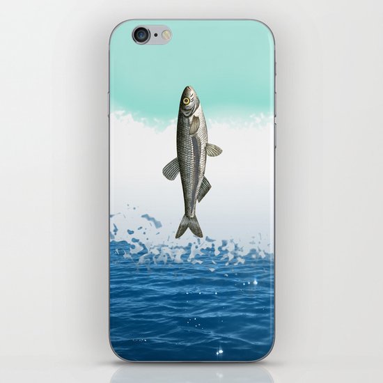 little fish big fish iPhone & iPod Skin