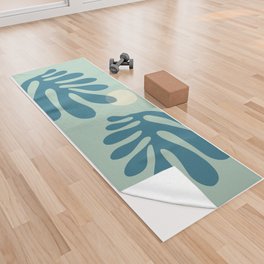 Abstraction_NEW_MATISSE_LEAVE_PLANT_SUN_POP_ART_0421A Yoga Towel