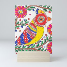 Madhubani Bird Mini Art Print