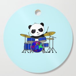 A Drumming Panda Cutting Board