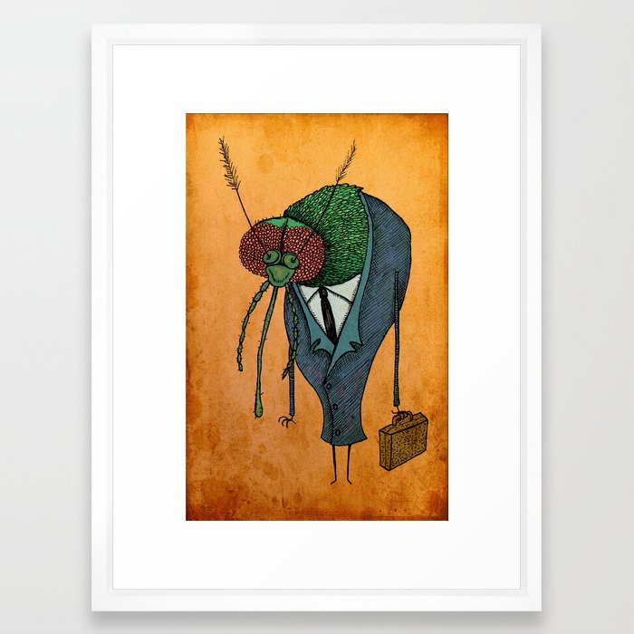 Executive Mosquito Framed Art Print