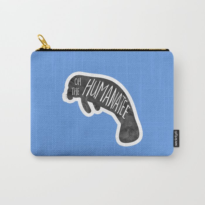 Oh, the huMANATEE pun Carry-All Pouch