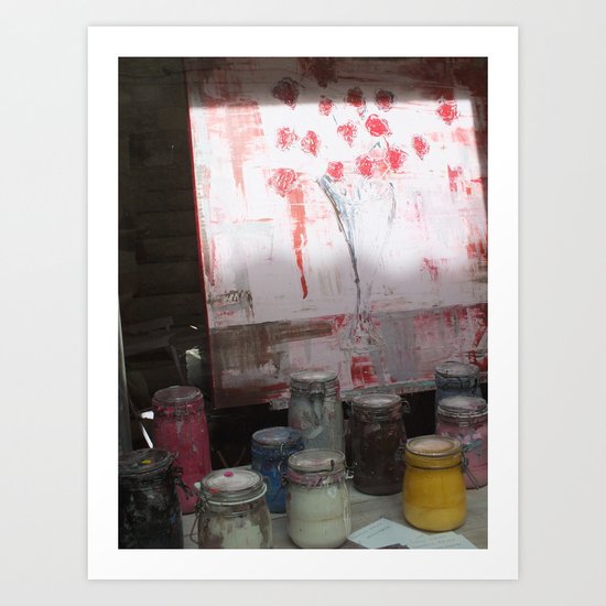 Paint Splatters Art Print