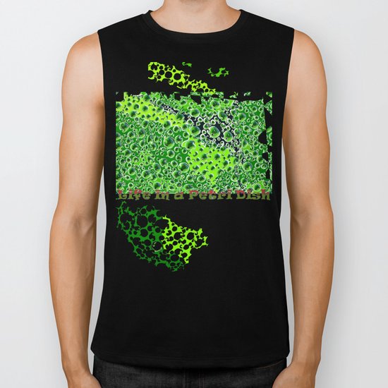 Life in a Petri Dish Biker Tank