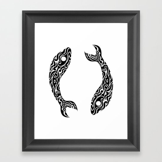 Pisces Framed Art Print