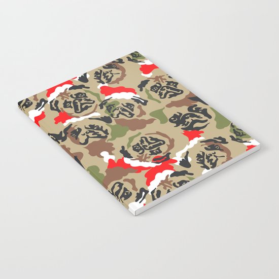 Pugly Camo X-Mas Notebook
