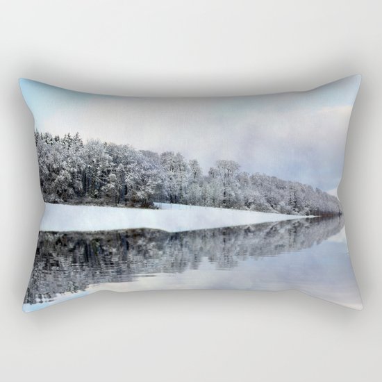 Cold Winter Morning Rectangular Pillow