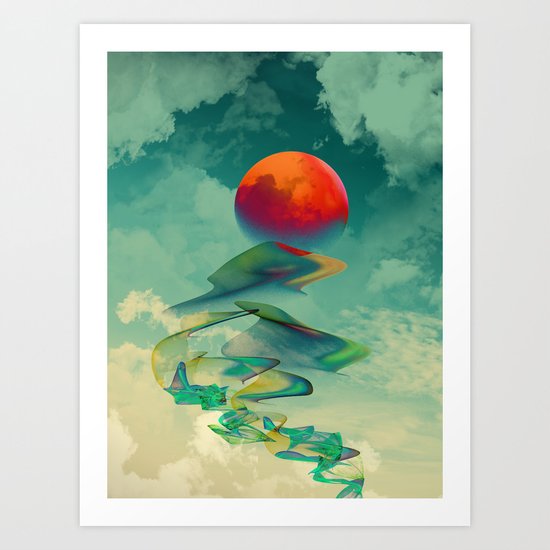 Reach the Sun! Art Print