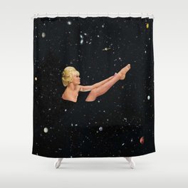 Space Bath Shower Curtain