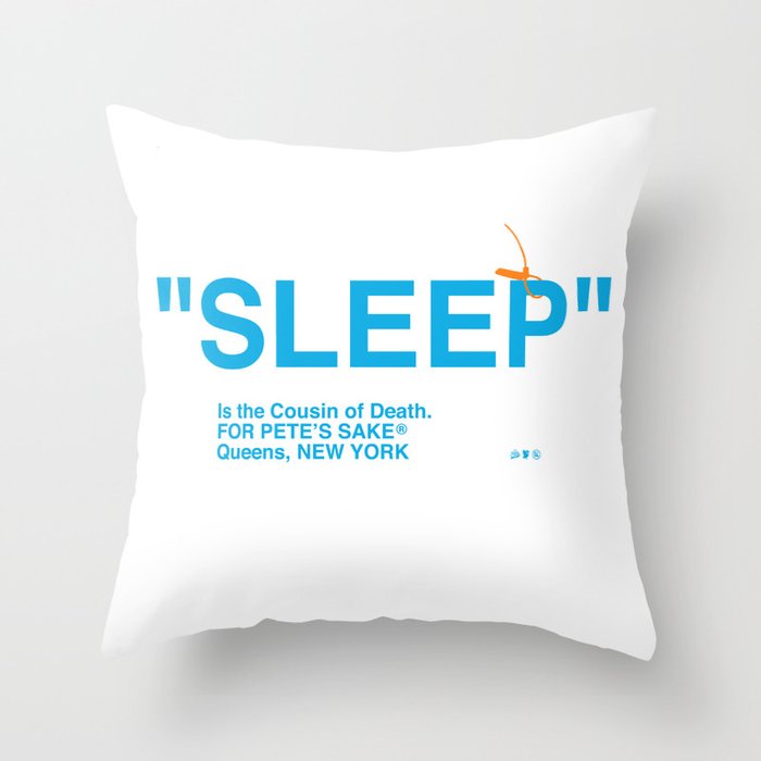 "SLEEP" Throw Pillow