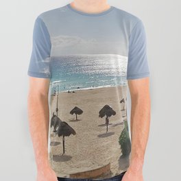 Cancun beach. Mexico All Over Graphic Tee
