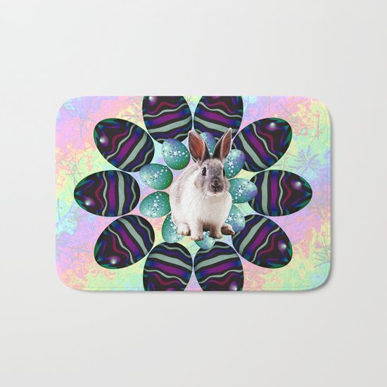 Easter Wreath Bath Mat