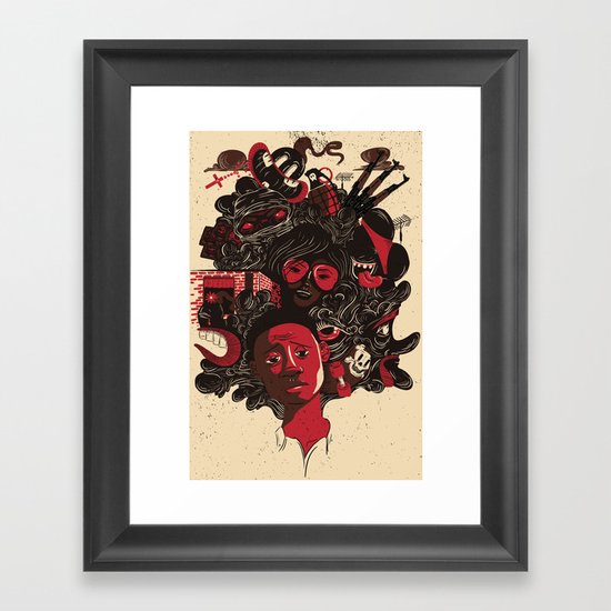 Favela Framed Art Print
