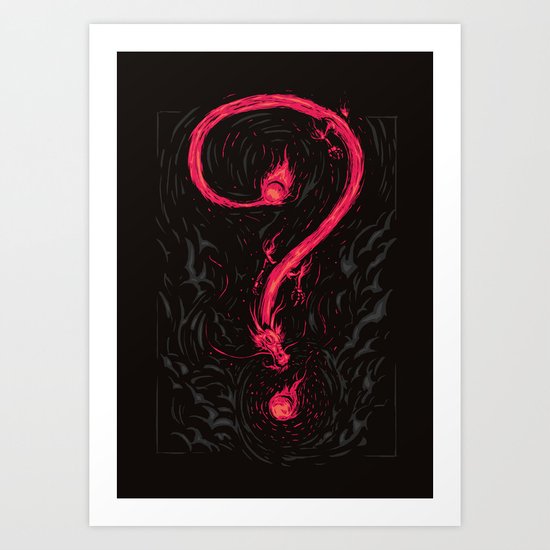 Riddles of the Dragons Art Print
