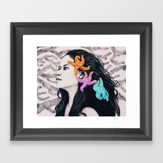 sea stars Framed Art Print