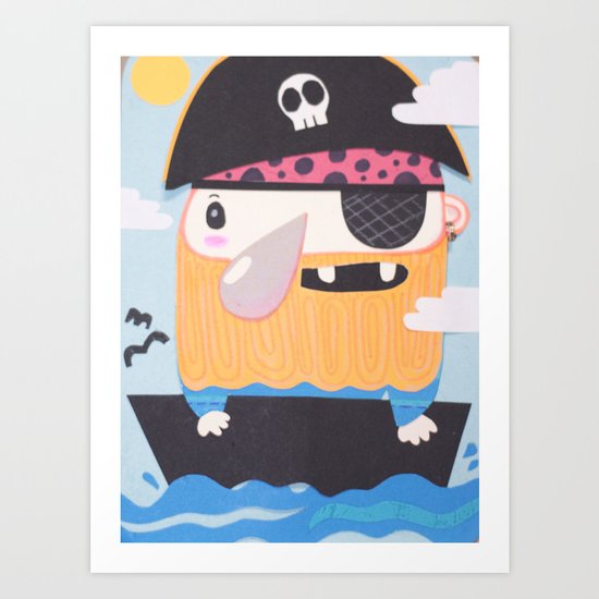 Pirate Pete Art Print