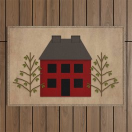 Primitive Country House Outdoor Rug