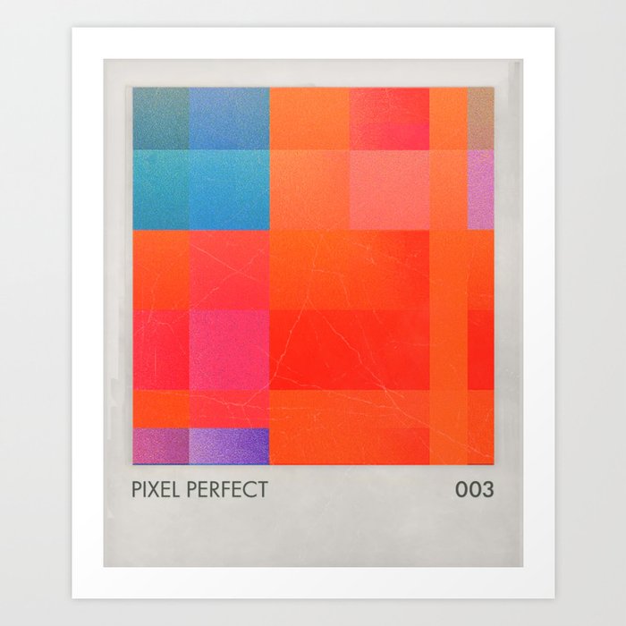 pixel perfect 003 Art Print