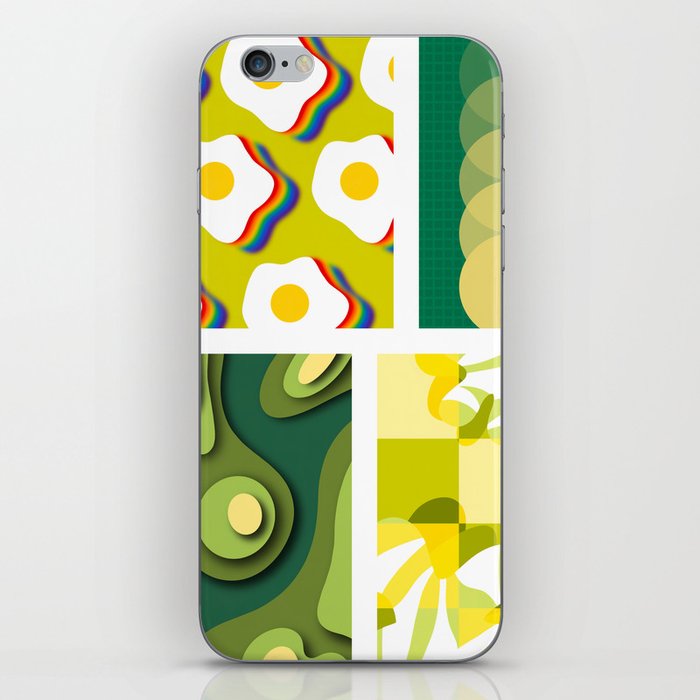Assemble patchwork composition 17 iPhone Skin