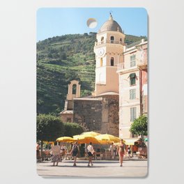 Meet You at the Vernazza Clock Tower Cutting Board
