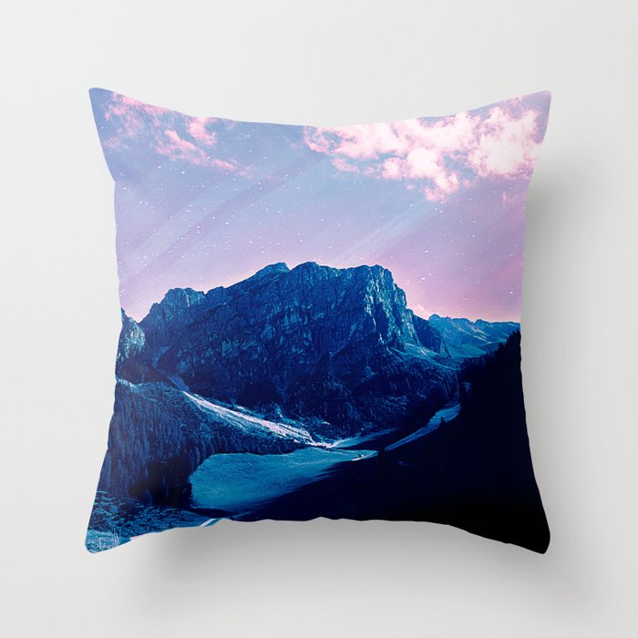 Mountain Magic Throw Pillow