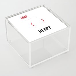 One Love One Heart Acrylic Box