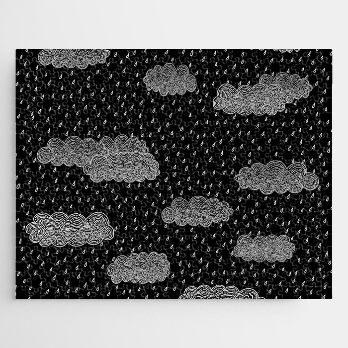 Black and Grey Storm Clouds Jigsaw Puzzle
