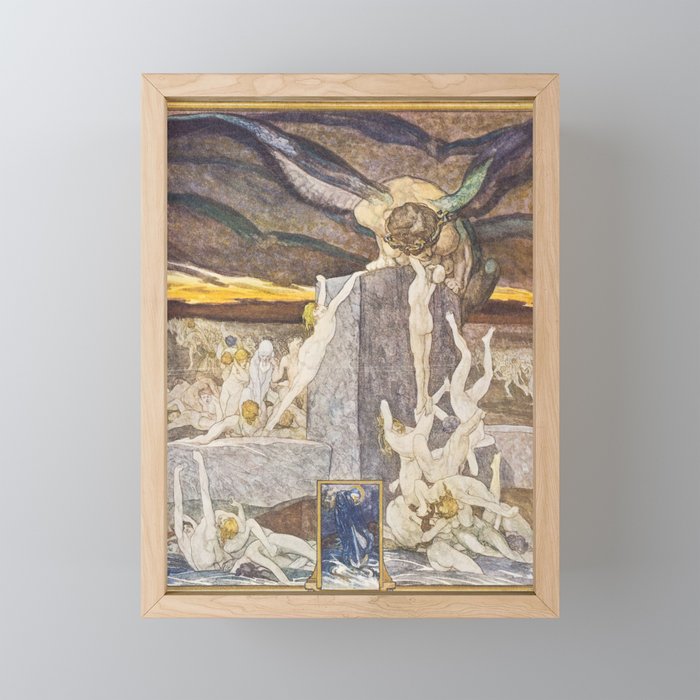 Artwork from Dante's Inferno Framed Mini Art Print