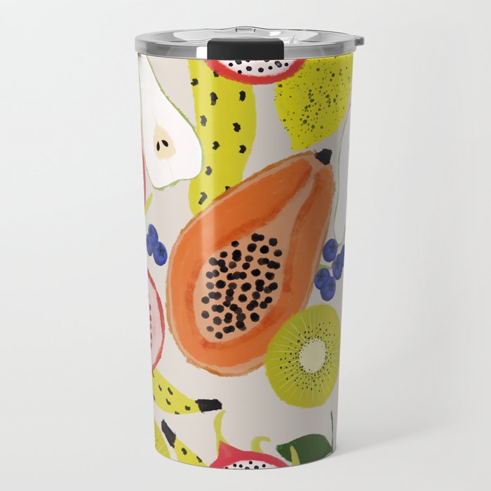 Tropical fruits Travel Mug