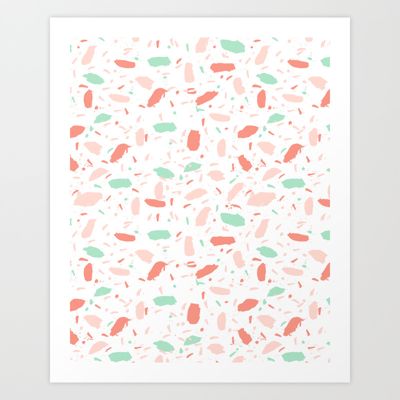 Abstract Minimal Dots Polka Dots Painted Sprinkles Trendy Modern