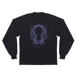 Aztec Panther Face Long Sleeve T-shirt