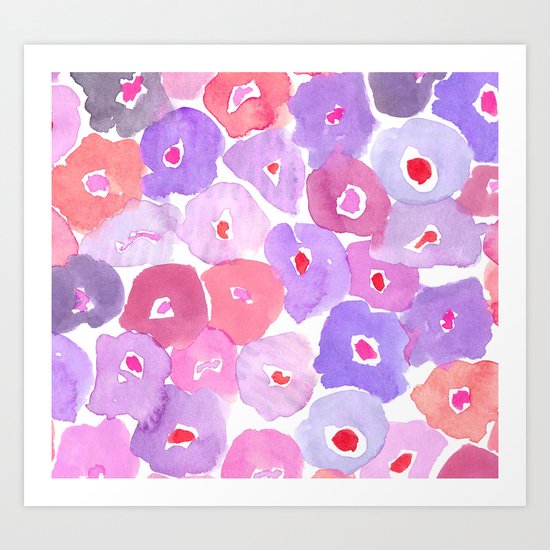 Watercolor Floral Art Print
