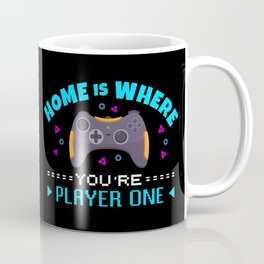 Home Is Where You Are Player One Controller Gift Coffee Mug