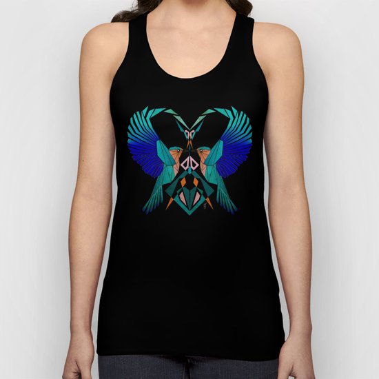 couple of blue birds Unisex Tank Top
