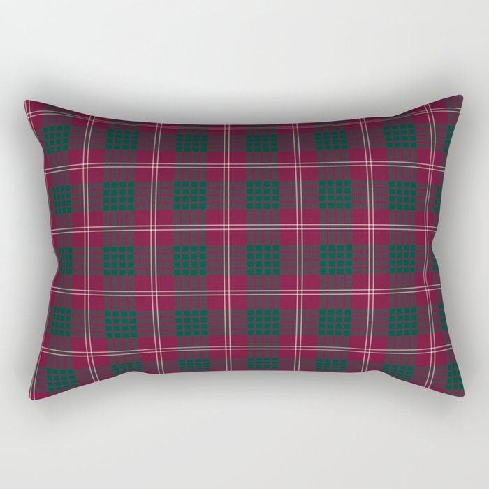 Clan Crawford Tartan Rectangular Pillow