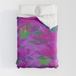 Floral Confetti in the Wind  Duvet Cover