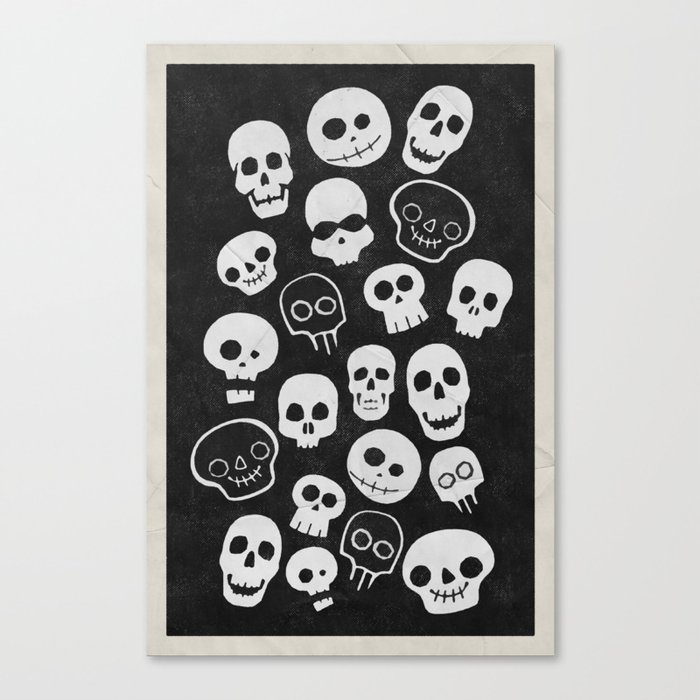 A Lot Of Skulls Canvas Print