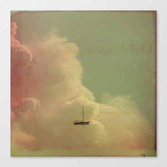 Once Upon a Time a Little Boat Canvas Print