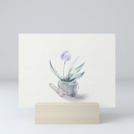 Tulip flower illutration | Plant your Soul Mini Art Print