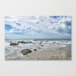 Waiting for Waves Canvas Print