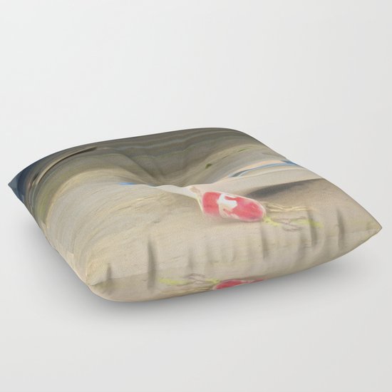 White Storm Floor Pillow