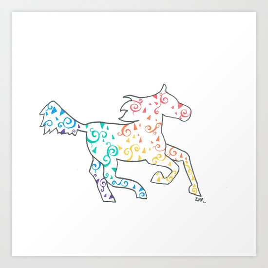 Horse Art Print