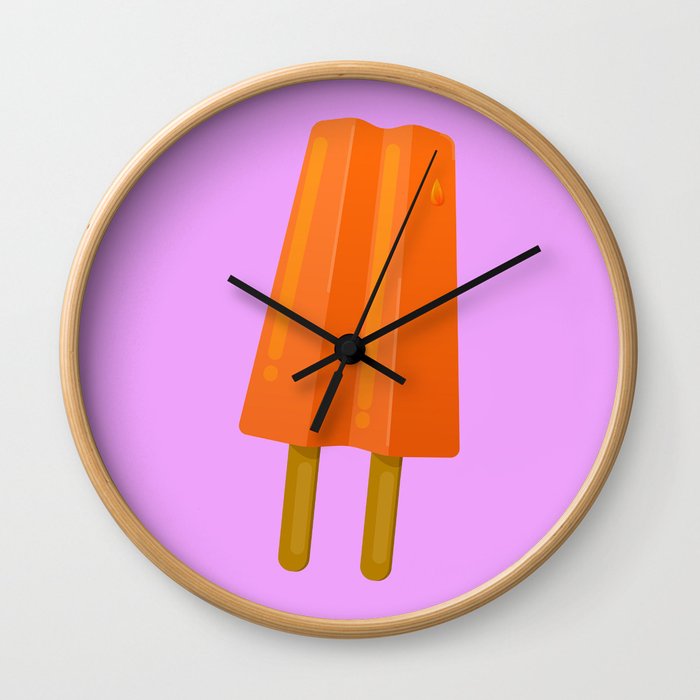 Popsicle dreaming Wall Clock