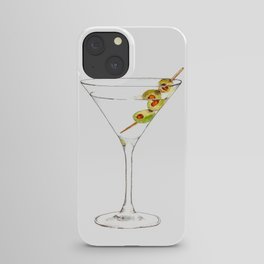 Cocktails. Martini. Watercolor Painting. iPhone Case