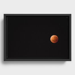 Blood Moon Framed Canvas