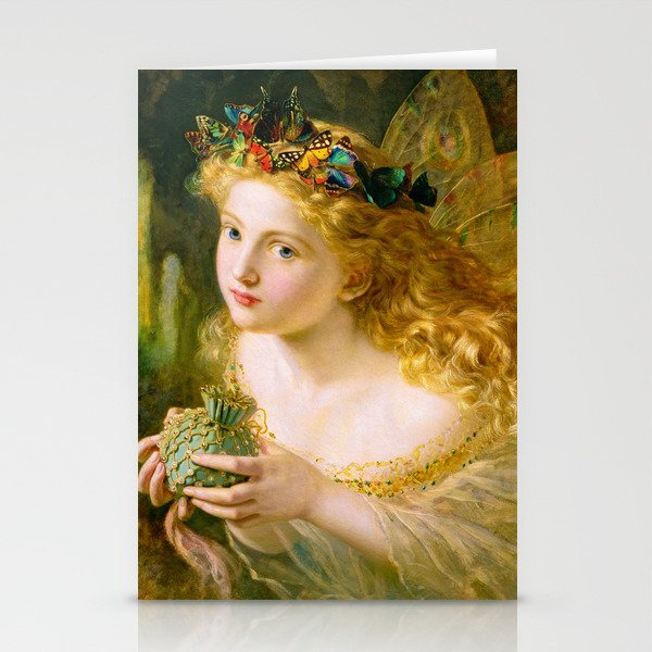 Portrait of a Fairy by Sophie Anderson Stationery Cards