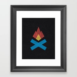 Campfire Framed Art Print