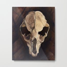 Animal Skull Metal Print