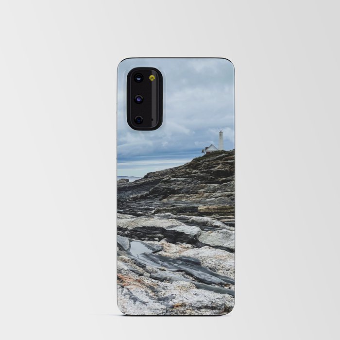 Lighthouse by The Shore (Pemaquid Point, Maine) Android Card Case