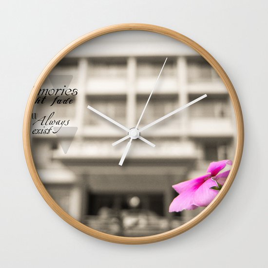 Memories always exist Wall Clock